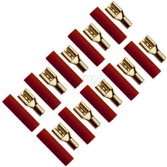 FOUR Connect 4-690742  2.5mm2, 4.8mm, punainen, 10kpl lattaliitin