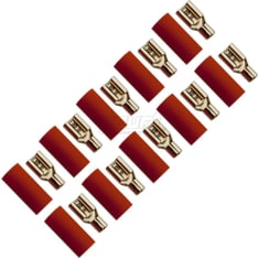FOUR Connect 4-690746  6.0mm2, 6.3mm, punainen, 10kpl lattaliitin
