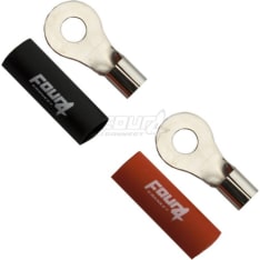 FOUR Connect 4 M6 10mm² black + red ring connector