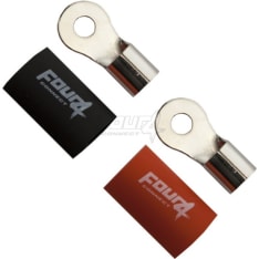 FOUR Connect 4 M6 20mm² black + red ring connector