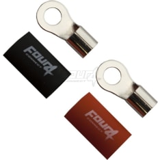 FOUR Connect 4 M8 20mm² black + red ring connector