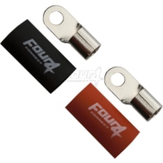 FOUR Connect 4 M8 35mm² black + red ring connector