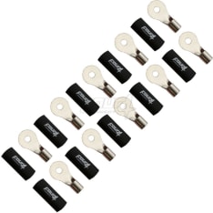 FOUR Connect 4-690951 M4  10mm2, 10x musta rengasliitin