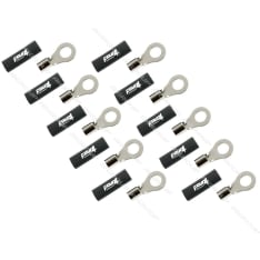 FOUR Connect 4-690961 M8 10mm2, 10x black ring connector