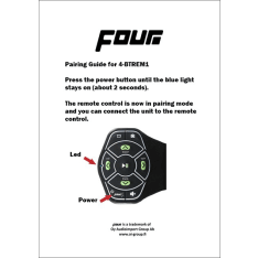 Four Connect 4-BTREM1 Bluetooth kaukosäädin