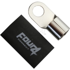 FOUR Connect 4-690976 M12 70-100mm2, 1x musta rengasliitin