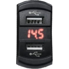 FOUR Connect 4 2 x 4,2A 12/24V USB-pistorasia