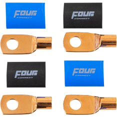 FOUR Connect 4-690382 STAGE3 OFC M8  20mm2, 2x sininen + 2x musta rengasliitin