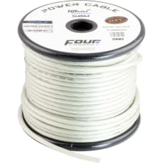 Four Connect 4-800312 STAGE3 50m 10mm2 Satin Silver S-TOFC virtakaapeli