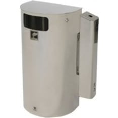 PP-Product Turo 6/60 stainless steel trash and ash container