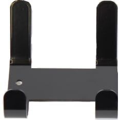 PP product 2 hooks black coat rack