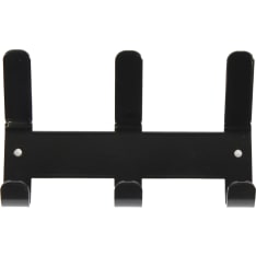 PP product 3 hooks black coat rack