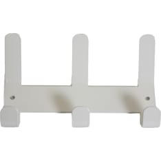 PP product 3 hooks white coat rack
