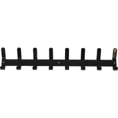 PP product 8 hooks black coat rack