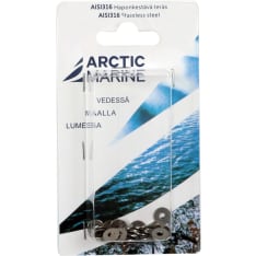 Arctic Marine DIN9021 AISI 316 M3 35 kpl korialuslevy