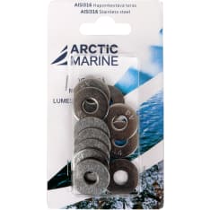 Arctic Marine DIN9021 AISI 316 M8 12 kpl korialuslevy