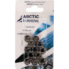 Arctic Marine DIN934 AISI 316 M8 12 kpl Kuusiomutteri