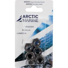 Arctic Marine DIN934 AISI 316 M10 8 kpl Kuusiomutteri