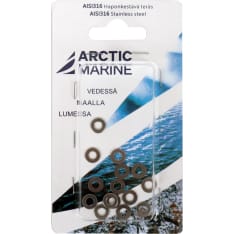 Arctic Marine DIN125A AISI 316 M4 15 kpl aluslevy