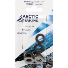 Arctic Marine DIN125A AISI 316 M6 12 kpl aluslevy