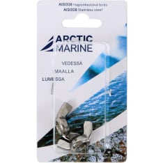 Arctic Marine DIN315 AISI 316 M10 2 kpl Siipimutteri
