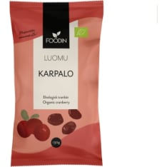 Foodin Luomu 130g kuivattu karpalo
