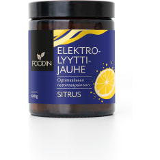 Foodin Sitrus elektrolyyttijauhe 120 g ravintolisä