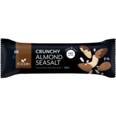 Foodin Collagen Almond Seasalt 50g proteiinipatukka