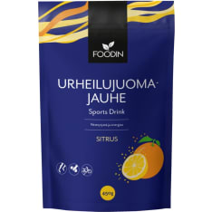 Foodin Sitrus 450 g urheilujuomajauhe