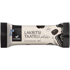 Foodin 35g lakritsitaatelipatukka