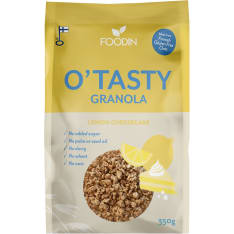 Foodin O`Tasty Sitruuna 350g kauragranola