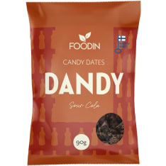 Foodin Dandy Candy Dates Sour Cola 90 g karkkitaatelit
