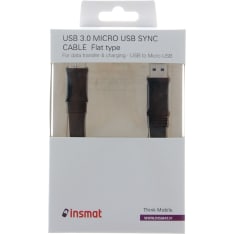 Insmat USB 3.0 > USB Micro-B flat cable