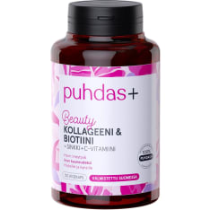 Puhdas+ Beauty Kollageeni&biotiini 120 kaps. ravintolisä