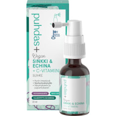 Puhdas+ Sinkki&Echina&C-vitamiinisuihke 20 ml ravintolisä