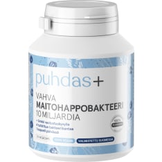 Puhdas+ 75 kaps. 10 miljad. Vahva maitohappobakteeri