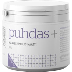 Puhdas+ Magnesiumglysinaatti 200 g ravintolisä