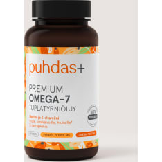 Puhdas+ Premium Omega-7 60 kaps. ravintolisä