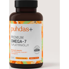 Puhdas+ Premium Omega-7 120 kaps. ravintolisä