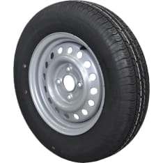 Teopart 155/80 R13 4X100 peräkärryn rengas teräsvanteella