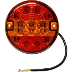 Teopart 12-24V 140mm round LED rear light