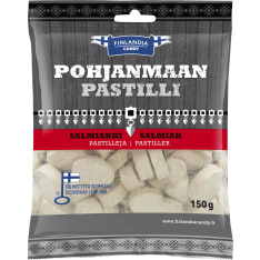 Finlandia Candy Ostrobothnia Pastilli 150 g salmiakki pastilles