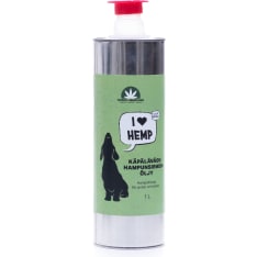 Käpäläväen 1000 ml lemmikin hampunsiemenöljy