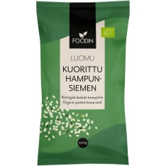 Foodin Luomu 200 g kuorittu hampunsiemen