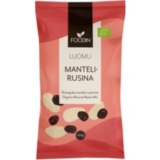 Foodin Luomu 100g manteli-rusinasekoitus