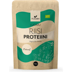 Foodin Maustamaton Luomu 650 g riisiproteiinijauhe