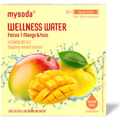 Mysoda Wellness Water Mango-yuzu 12x4g