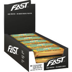 Fast Rox Peanut Caramel Crisp 15x55g proteiinipatukka