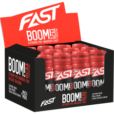 Fast Boom! BCAA+Creatine Wild Berry 12x60 ml energiashotti