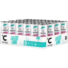 CELSIUS Oasis Vibe kaktus lime 24x355 ml energiajuoma